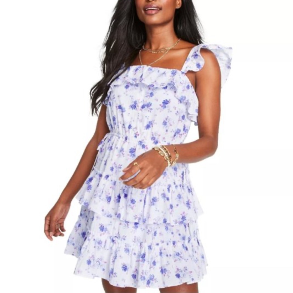 LoveShackFancy x Target Amalie Tiered Ruffle Dress (M)